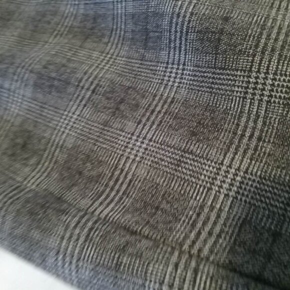 Hippie pants with checks and thin lines in shades of brown and black - Picture 3 of 9